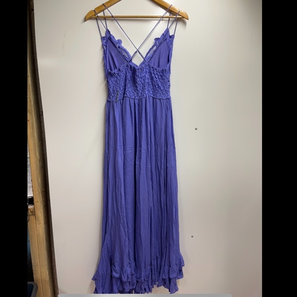 Free People Adella Maxi Slip Sapphire Periwinkle - Picture 9 of 9